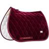 Harrison Howard General Purpose Saddle Pad for Horse Riding Training English Saddle Pad Soft Cushioning for Horse Back(Burgundy)