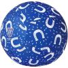 Harrison Howard Howdy Bally Horse Playball Covers Mega Ball Protective Cover for Equine Use Exclusive Fun Patterns Meadow Fiesta 40″(Horseshoe Print)