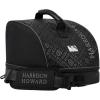 Harrison Howard Premium Helmet Storage Case Sturdy 600D Fabric Equestrian Helmet Bag Travel Gear for Horse Riders Pink(Black)