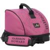 Harrison Howard Premium Helmet Storage Case Sturdy 600D Fabric Equestrian Helmet Bag Travel Gear for Horse Riders Pink(Pink)