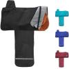 Harrison Howard Premium Western Saddle Cover Fender Protection with Unique Fleece Lining to Avoid Unnecessary Wear/Tear Perfect for Travelling-Teal(Black)
