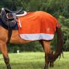 Harrison Howard Quarter Horse Fleece and Mesh Exercise Sheet Breathable Comfort Turnout Horse Blanket Hi-Viz Competition Rug Orange L
