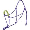 Harrison Howard Rope Halters for Horses Super Sturdy Horse Rope Training Hollow out style with 4 Knot 1/4″ Stiff Halter Cord Standard Purple(purple)