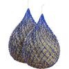 Harrison Howard Slow Feed Hay Net Horse 2 Pcs Horse Feeding Supplies Grass Green 40″ Length with 2″ Holes(Blue)