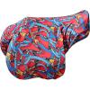 Harrison Howard Stretchy Saddle Cover Keep Saddle Scratch-and-Dust Free Multi-Prints GP/CC Saddle Cover-Chic Blue(Entwined)