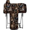 Harrison Howard Sturdy Waterproof Western Saddle Cover with Stylish Prints That Stand Out Keep Your Saddle in Pristine Condition Perfect for Showing or Riding Events(Skull Dread)
