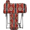 Harrison Howard Sturdy Waterproof Western Saddle Cover with Stylish Prints That Stand Out Keep Your Saddle in Pristine Condition Perfect for Showing or Riding Events(Classic Indian Red)