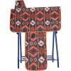 Harrison Howard Sturdy Waterproof Western Saddle Cover with Stylish Prints That Stand Out Keep Your Saddle in Pristine Condition Perfect for Showing or Riding Events(Mountain Light)