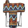 Harrison Howard Sturdy Waterproof Western Saddle Cover with Stylish Prints That Stand Out Keep Your Saddle in Pristine Condition Perfect for Showing or Riding Events(Tribal Vibe)