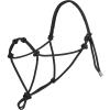 Harrison Howard Super Sturdy Horse Rope Training Halter with 4 Knot 1/4″ Stiff Halter Cord(Black)
