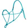 Harrison Howard Super Sturdy Horse Rope Training Halter with 4 Knot 1/4″ Stiff Halter Cord(Turquoise)