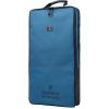 Harrison Howard Waterproof Bridle Bag Halter Bag for Horses with 3 Prong Tack Rack Sturdy Fabric Horse Tack Carry Bag Blue(Blue)