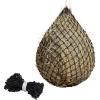 Tackmore Slow Feed Hay Net for Horses 40’’ Hay Bag Horse hay Feeder Net with 2’’ Holes Black(Black)