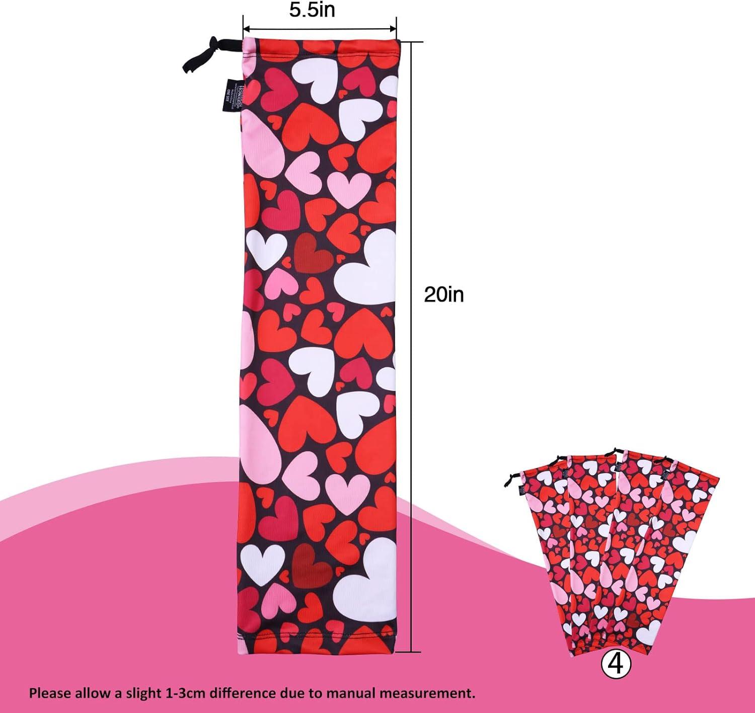 imageHarrison Howard Loose Fitting Horse Leg Socks Horse Socks Comfortable and Easy to Wear Set of 4Cute Hearts