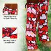 Harrison Howard Loose Fitting Horse Leg Socks Horse Socks Comfortable and Easy to Wear Set of 4(Cute Hearts)