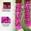 Harrison Howard Loose Fitting Horse Leg Socks Horse Socks Comfortable and Easy to Wear Set of 4(Pink Bits)