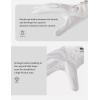 Harrison Howard All-Season Horse Riding Gloves, Riding Gloves Equestrian Women with Non-Slip Silicone Palm Adds Rein Control(White)
