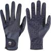 Harrison Howard All-Season PU Leather Horse Riding Gloves Horseback Riding Gloves for Equestrians with Non-Slip Silicone Palm(Navy)