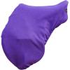 Harrison Howard Fleece Horse Saddle Cover for GP/CC Horse Saddle Cover Reliable Protection Dust Prevention Machine Washable – Purple(Purple)
