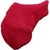 Harrison Howard Fleece Horse Saddle Cover for GP/CC Horse Saddle Cover Reliable Protection Dust Prevention Machine Washable – Purple(Red)