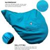 Harrison Howard Premium English Saddle Cover, Waterproof/Breathable Fleece-Lined Long-Lasting Outer Damage Protection Saddle Cover(Azure Blue)