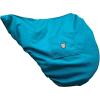 Harrison Howard Premium English Saddle Cover, Waterproof/Breathable Fleece-Lined Long-Lasting Outer Damage Protection Saddle Cover(Azure Blue)