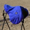 Harrison Howard Premium English Saddle Cover, Waterproof/Breathable Fleece-Lined Long-Lasting Outer Damage Protection Saddle Cover(Champion Blue)