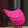 Harrison Howard Premium English Saddle Cover, Waterproof/Breathable Fleece-Lined Long-Lasting Outer Damage Protection Saddle Cover(Magenta)