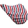 Harrison Howard Premium English Saddle Cover, Waterproof/Breathable Fleece-Lined Long-Lasting Outer Damage Protection Saddle Cover(Starry Stripes)