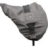 Harrison Howard Premium English Saddle Cover, Waterproof/Breathable Fleece-Lined Long-Lasting Outer Damage Protection Saddle Cover(Charcoal Grey)