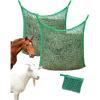 Harrison Howard Square Opening Slow Feed Hay Nets for Horses Large Capacity Horse Feed Bag Reduce Hay Waste Promote Healthy Digestion Blue 35 * 31”(Green)
