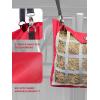 Harrison Howard Premium Durable Horse Hay Bag Slow Feed Hay Bag Waterproof Fabric Large Capacity Horse Tote 3pcs- Red(Red)