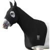 Harrison Howard Stretch Horse Slinky Hood All-Covered Comfortable Horse Sleazy Neck with Zipper-Navy Medium(Black)