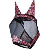 Harrison Howard Pro LumiVista Horse Half Face Fly Mask Large Eye Space with Ears UV Protection for Horse Cute Hearts L(Cute Hearts)