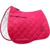 Harrison Howard English Saddle Pad for Horse Riding Non-Slip Suede All Purpose Saddle Pad Soft Cushioning for Horse Back(Magenta)