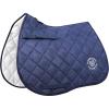 Harrison Howard English Saddle Pad for Horse Riding Non-Slip Suede All Purpose Saddle Pad Soft Cushioning for Horse Back(Navy)