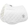 Harrison Howard English Saddle Pad for Horse Riding Non-Slip Suede All Purpose Saddle Pad Soft Cushioning for Horse Back(White)