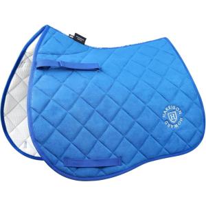 Harrison Howard All Purpose Saddle Pad for Horse Riding Non-Slip Suede English Saddle Pad Soft Cushioning for Horse Back Gobalt Blue