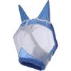 Harrison Howard CareMaster Horse Fly Mask UV Protective Fine Mesh with Extra Wool Soft Touch on Skin Cerulean Blue M(Cerulean Blue)