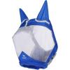 Harrison Howard CareMaster Horse Fly Mask UV Protective Fine Mesh with Extra Wool Soft Touch on Skin Cerulean Blue M(Champion Blue)