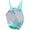 Harrison Howard CareMaster Horse Fly Mask UV Protective Fine Mesh with Extra Wool Soft Touch on Skin Cerulean Blue M(Mint)