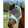 Harrison Howard CareMaster Horse Fly Mask UV Protective Fine Mesh with Extra Wool Soft Touch on Skin Cerulean Blue M(Mint)