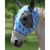 Harrison Howard Super Comfort Stretchy Fly Mask Large Eye Space with UV Protection Soft on Skin with Breathability Fly Mask -Amethyst Cob (Medium)(Nature Aztec)