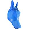 Harrison Howard UV-Proof Forelock Opening Reliable Protection Horse Fly Mask Long Nose with Ears Black Horse Large(Signature Blue)