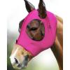 Harrison Howard Super Comfort Stretchy Fly Mask Large Eye Space with UV Protection Soft on Skin with Breathability Fly Mask -Amethyst Cob (Medium)(Rose Pink)