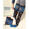 Harrison Howard Women’s Equestrian Knee-High Socks 3-Pairs, Compatible with Equestrian Boots, Comfortable Moisture-Wicking(Tri-blue)