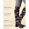 Harrison Howard Women’s Equestrian Knee-High Socks 3-Pairs, Compatible with Equestrian Boots, Comfortable Moisture-Wicking(Tri-brown)