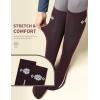 Harrison Howard Women’s Equestrian Knee-High Socks 3-Pairs, Compatible with Equestrian Boots, Comfortable Moisture-Wicking(Tri-brown)