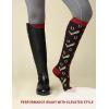 Harrison Howard Women’s Equestrian Knee-High Socks 3-Pairs, Compatible with Equestrian Boots, Comfortable Moisture-Wicking(Tri-burgundy)