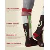 Harrison Howard Women’s Equestrian Knee-High Socks 3-Pairs, Compatible with Equestrian Boots, Comfortable Moisture-Wicking(Tri-burgundy)